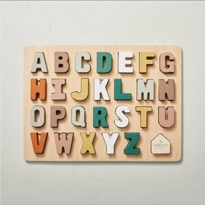 28-Piece Toy Alphabet Peg Puzzle from Hearth & Hand